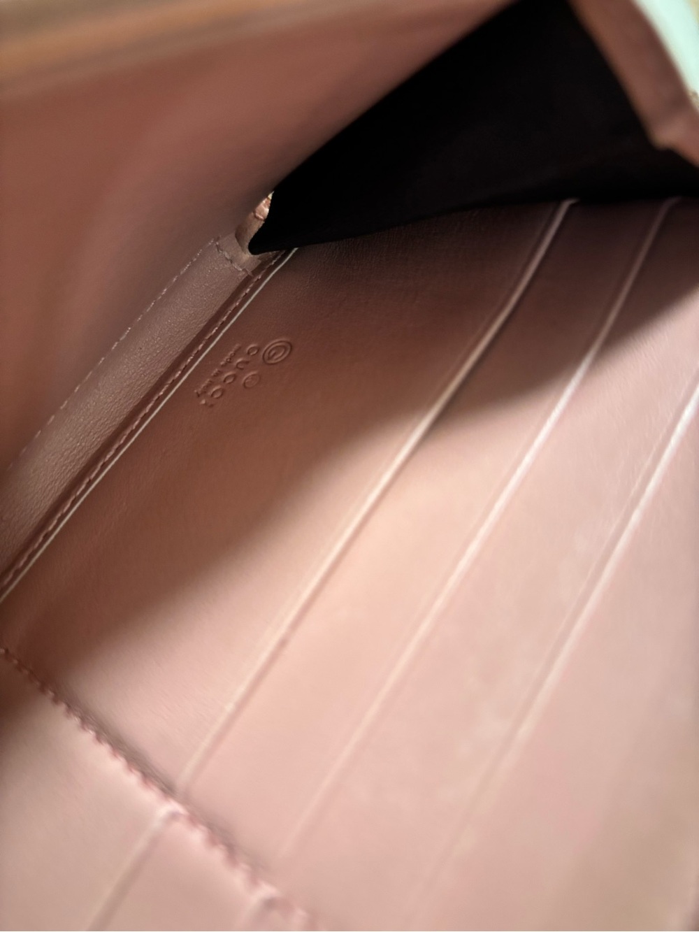Gucci Blush Pink GG Embossed Zip Wallet - Picture 7 of 7